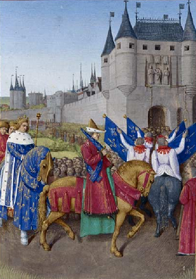 Charles V le Sage faisant son entre dans Paris escort par Jehan Pastoret